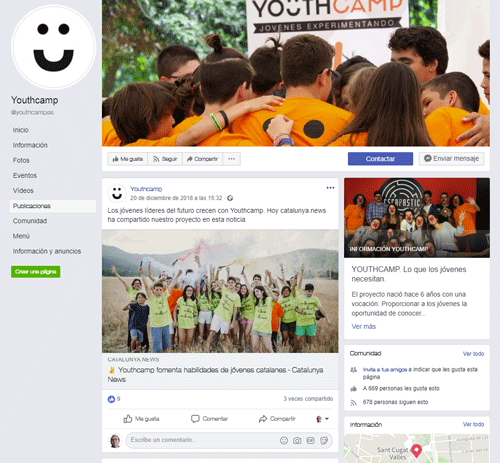 Youthcamp-Facebook